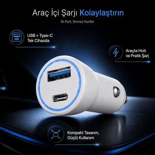 Araç İçi Şarj Cihazı